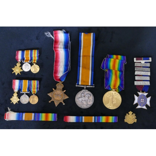 476 - 3 WW1 military medals, 1914-18 medal, war medal 1914-15 star 