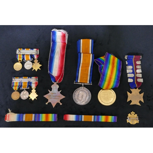 476 - 3 WW1 military medals, 1914-18 medal, war medal 1914-15 star 