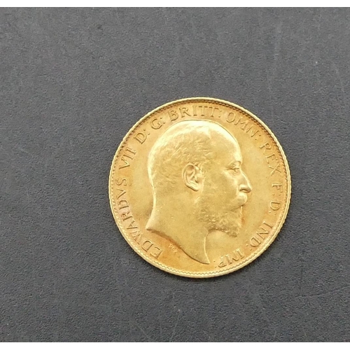 620 - An Edward VII gold half sovereign, 1910