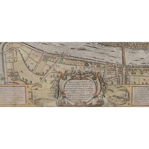 722 - An 18th Century coloured map 