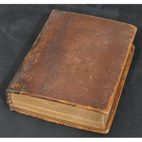 757 - An early 17th Century bible in English, 