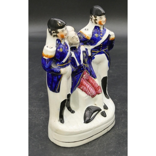 85 - A 19th Century Staffordshire group 