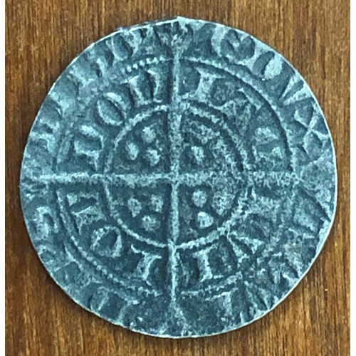 410 - An  Edward III style hammered silver groat, 3.1 grams.