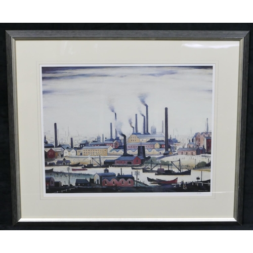 171 - LS Lowry Limited Edition coloured print 