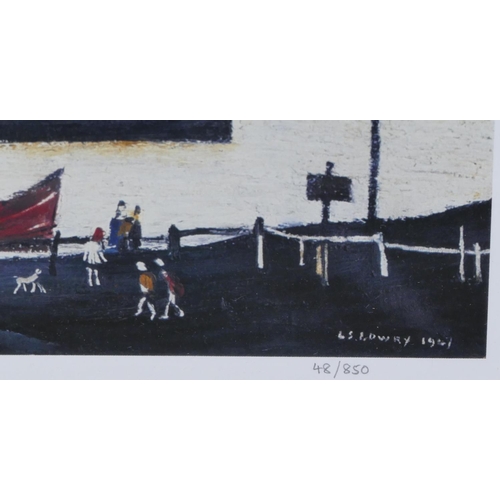 171 - LS Lowry Limited Edition coloured print 