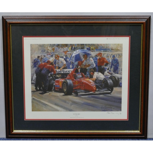 187 - Alan Fearnley signed limited edition racing print 