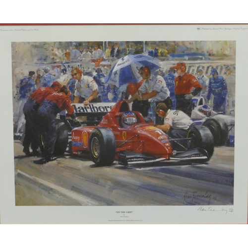 187 - Alan Fearnley signed limited edition racing print 