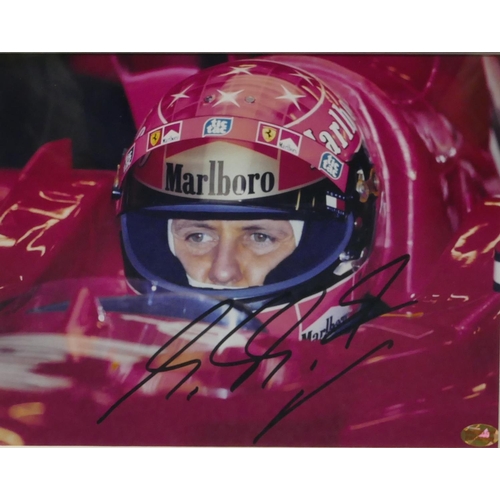 188 - A Sportizus signed Michael Schumacher print numbered PSA32909, with certificate and original bill, f... 