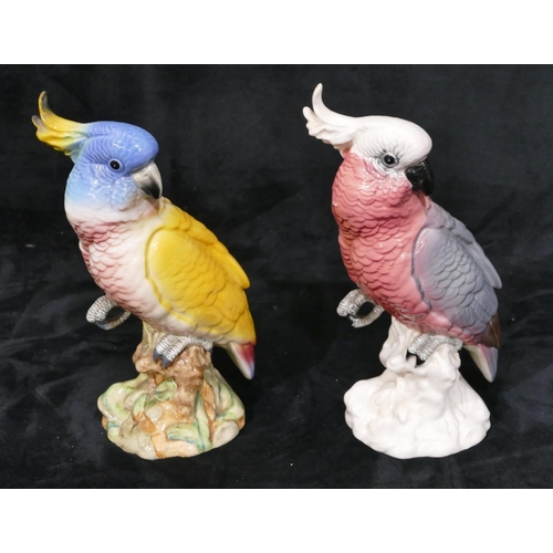50 - 2 Beswick figures of cockatoo's numbered 1180, 21cm high. (2)