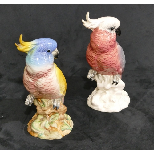 50 - 2 Beswick figures of cockatoo's numbered 1180, 21cm high. (2)