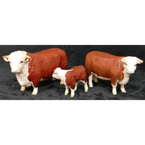 85 - A Beswick Hereford bull 