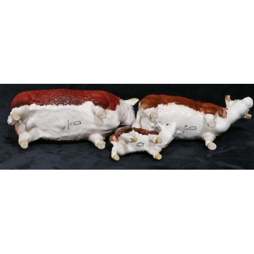 85 - A Beswick Hereford bull 