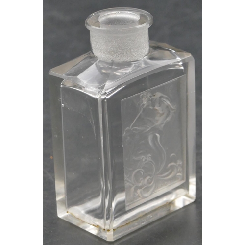 17 - Rene Lalique (French 1860-1945) L'Effleurt scent bottle, Coty-15 designed 1912, frosted and grey sta... 