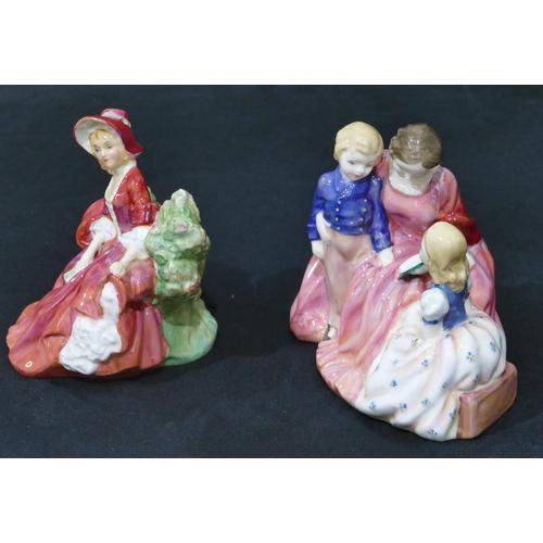 19 - 2 Royal Doulton small figurines 