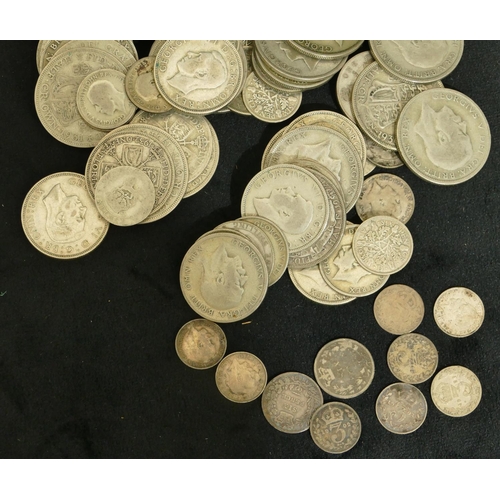 680 - 2 Victorian silver Sixpences, 1846 and 1885, 8 pieces of Maundy money, a quantity of various silver ... 