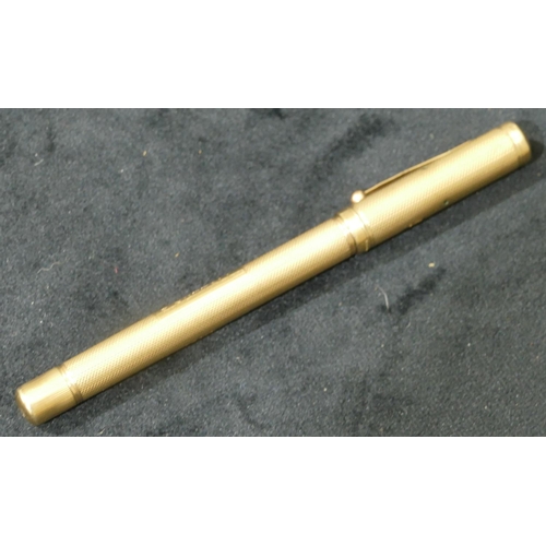 689 - A 9ct gold Waterman's fountain pen