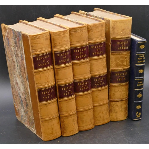 705 - A set of 5 19th Century leather bound books 