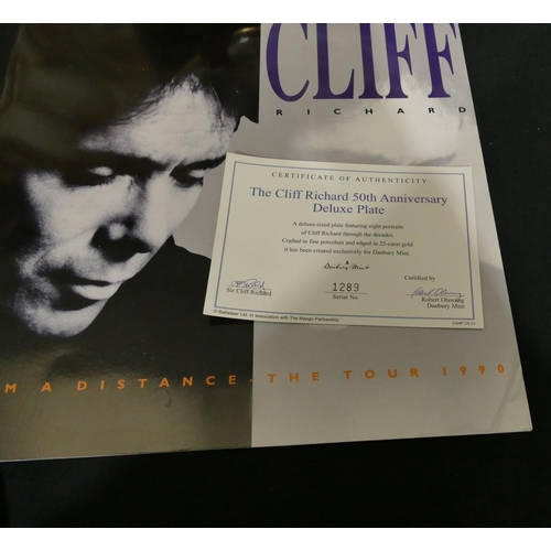 4109 - A canvas print of Cliff Richard, 