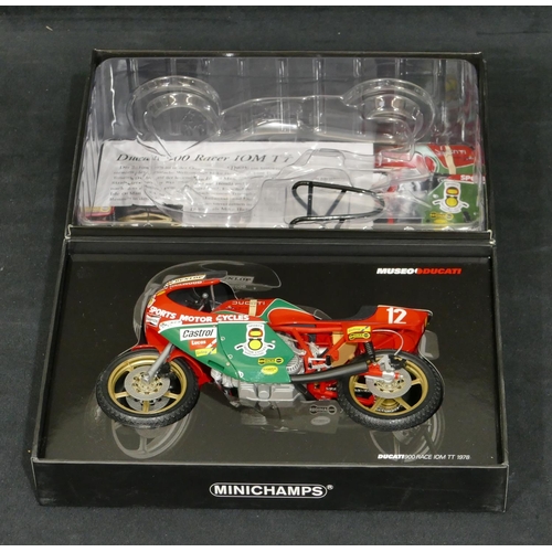 MINICHAMPS 1/12 DUCATI 900 Racer IOM TT オートバイ・バイク