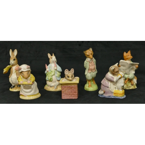 86 - 6 Royal Albert and 1 Royal Doulton Beatrix Potter figures 