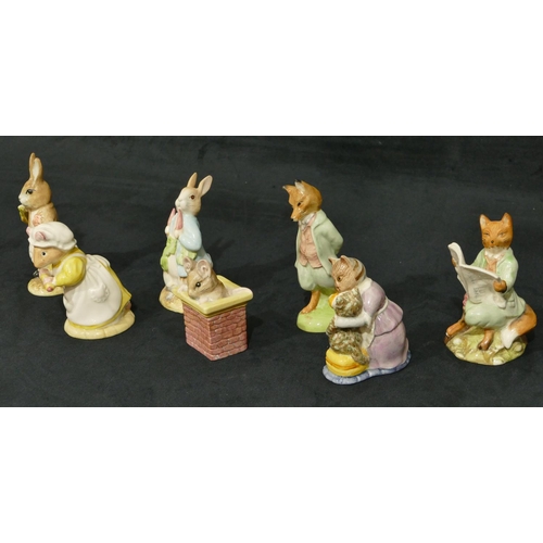 86 - 6 Royal Albert and 1 Royal Doulton Beatrix Potter figures 