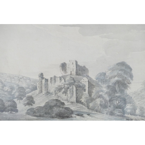 218 - An 18/19th Century monochrome watercolour 