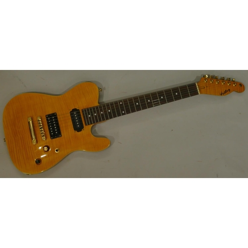 1069 - Phillips Cleartone 6-string electric guitar, overall length 99.5cm and a Wesley 6-string electric gu... 