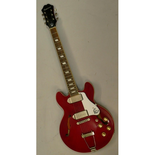 1082 - Epiphone 6-string electric guitar, model Casino Coupe CH, serial number 16121500656, overall length ... 