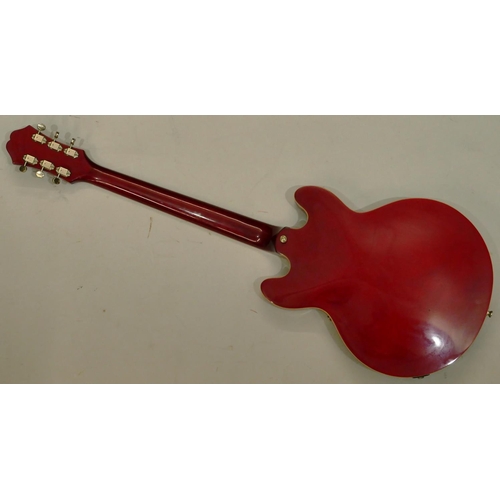 1082 - Epiphone 6-string electric guitar, model Casino Coupe CH, serial number 16121500656, overall length ... 