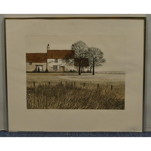 234 - Kathleen Caddick signed limited edition coloured etching 