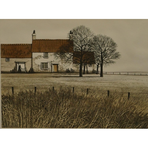 234 - Kathleen Caddick signed limited edition coloured etching 