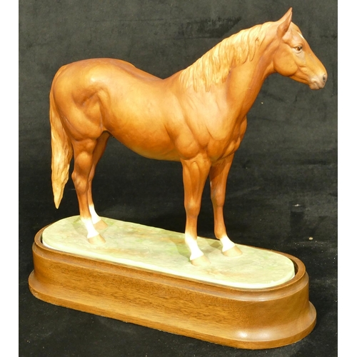 39 - A Royal Worcester Equestrian figure 