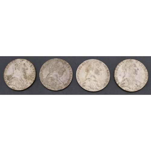 709 - 4 Maria Theresa Thaler 1780 coins