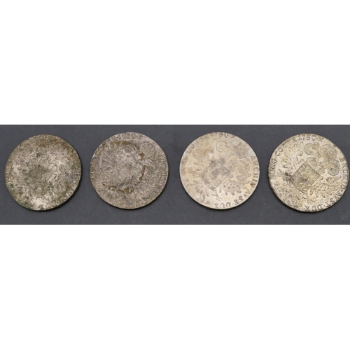 709 - 4 Maria Theresa Thaler 1780 coins