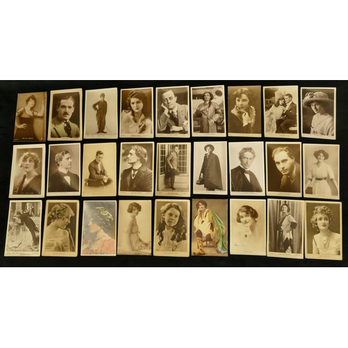 836 - A quantity of various black and white portrait postcards (some signed)