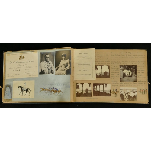 978 - An early 20th Century handwritten journal documenting a cruise on SS Arabia to India including hand ... 