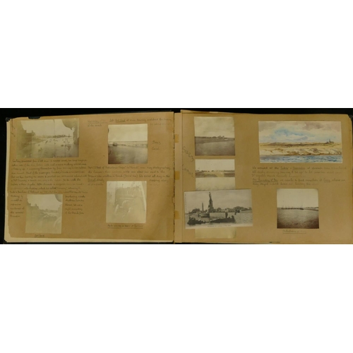 978 - An early 20th Century handwritten journal documenting a cruise on SS Arabia to India including hand ... 