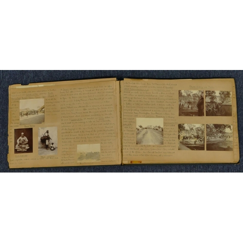 978 - An early 20th Century handwritten journal documenting a cruise on SS Arabia to India including hand ... 