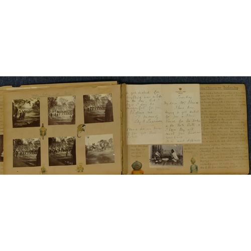 978 - An early 20th Century handwritten journal documenting a cruise on SS Arabia to India including hand ... 