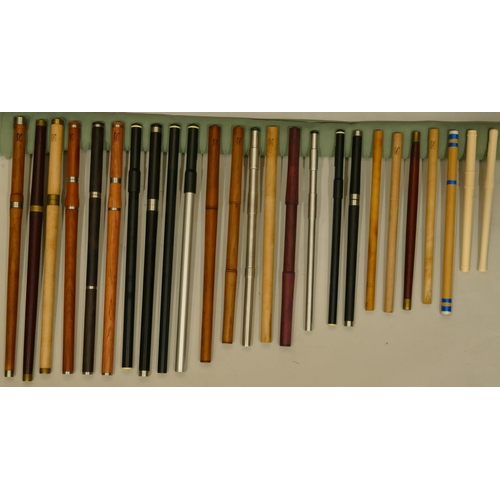 988 - 25 various wood, aluminium and plastic flutes and fifes, makers include Angus, Tony Dixon, Aulos and... 