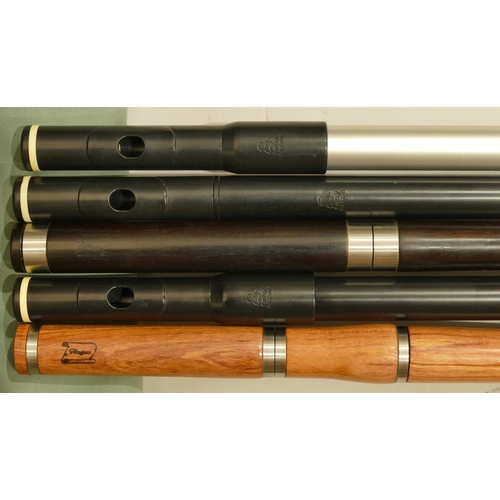 988 - 25 various wood, aluminium and plastic flutes and fifes, makers include Angus, Tony Dixon, Aulos and... 