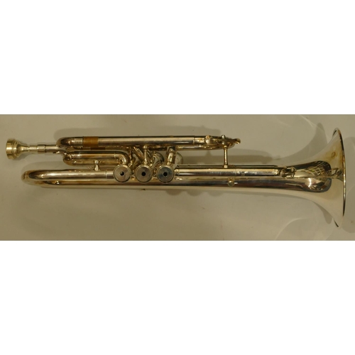 997 - Yamaha Cornet stamped YCR-231s, Yamaha mouthpiece 11E4 in a Yamaha brown hard case.