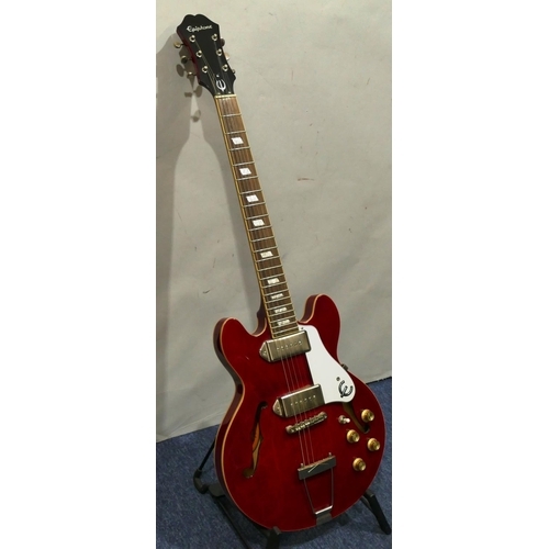 1082 - Epiphone 6-string electric guitar, model Casino Coupe CH, serial number 16121500656, overall length ... 