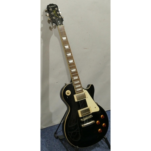 1084 - Epiphone 6-string electric guitar, Les Paul Standard model, overall length 101cm.