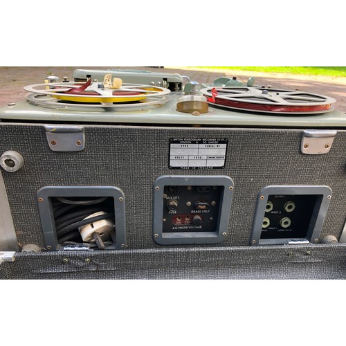 7109 - A Ferrograph reel to reel recorder reel, type 434, serial number 642722, 45.3cm wide