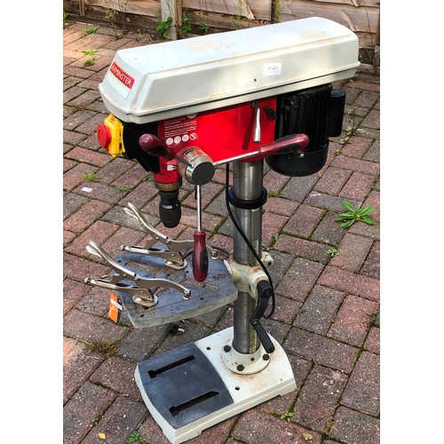 7120 - An Axminster Hobby series AH1603DP pillar drill, 90cm high