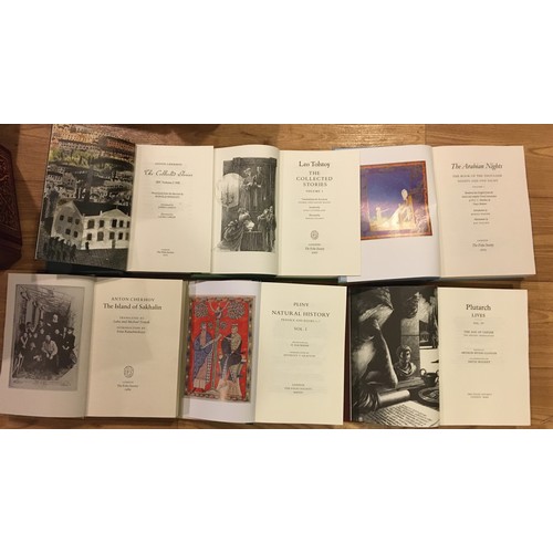 7143 - A collection of Folio hardback books, Anton Chekhov 