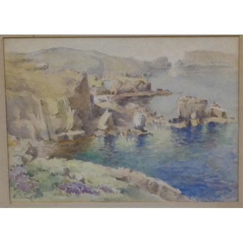 112 - Ethel Sophia Cheeswright marine watercolour 