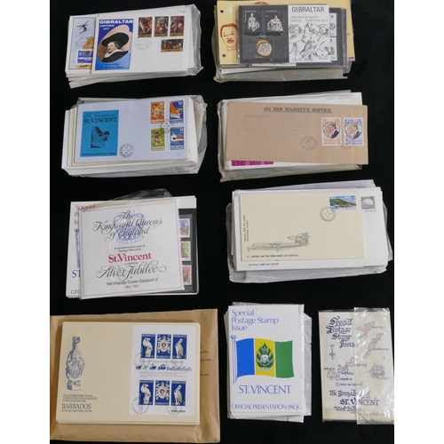 536 - The Official Collection of World Wildlife First Day Covers, 2 modern First Day Cover albums and a la... 