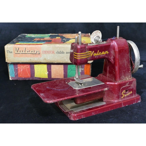 631 - A boxed vintage Valcan Senior child's sewing machine